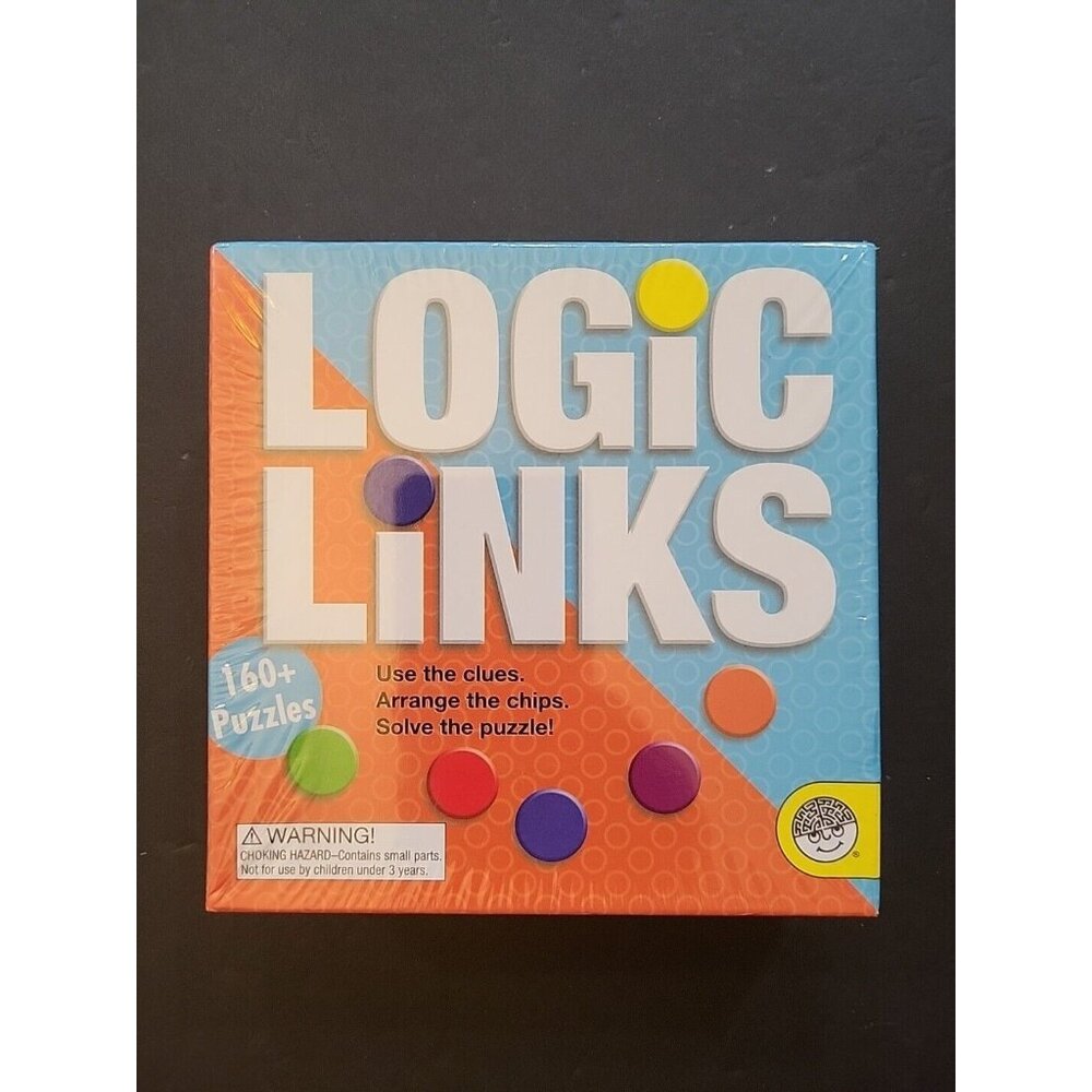 Logic Links Puzzle Box - 166 Challenges - Logic & Reasoning Game by MindWare NEW